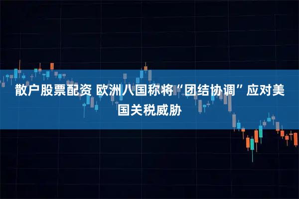 散户股票配资 欧洲八国称将“团结协调”应对美国关税威胁